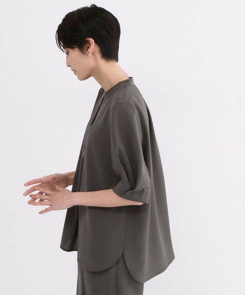 OPAQUE.CLIP / オペーク ドット クリップ シャツ・ブラウス | ストレッチスキッパータックスリーブブラウス/セットアップ対応可【洗濯機OK/防シワ加工】 | 詳細26