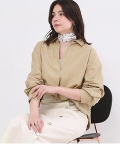 OPAQUE.CLIP / オペーク ドット クリップ シャツ・ブラウス | バックシャンスキッパーシャツ【洗濯機OK】