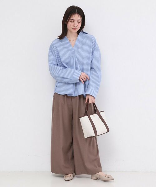 OPAQUE.CLIP / オペーク ドット クリップ シャツ・ブラウス | バックシャンスキッパーシャツ【洗濯機OK】 | 詳細10