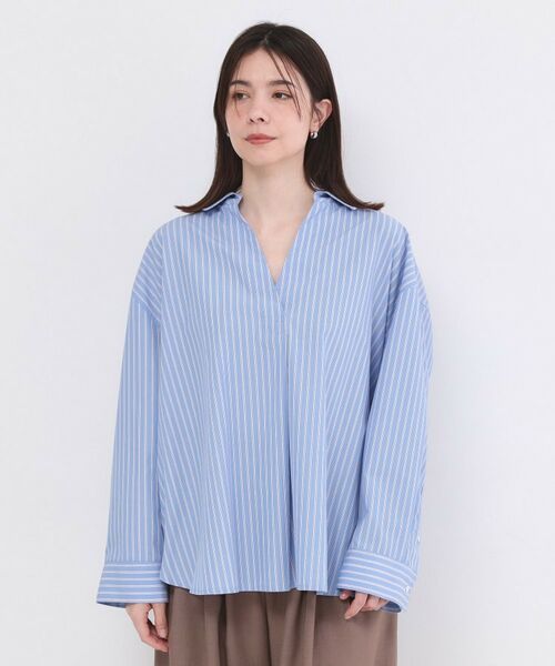 OPAQUE.CLIP / オペーク ドット クリップ シャツ・ブラウス | バックシャンスキッパーシャツ【洗濯機OK】 | 詳細13