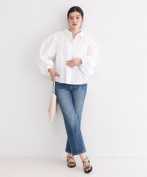 OPAQUE.CLIP / オペーク ドット クリップ シャツ・ブラウス | ボリュームスリーブシャツ【洗濯機OK】 | 詳細1