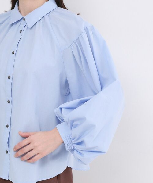 OPAQUE.CLIP / オペーク ドット クリップ シャツ・ブラウス | ボリュームスリーブシャツ【洗濯機OK】 | 詳細13