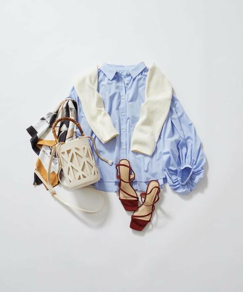 OPAQUE.CLIP / オペーク ドット クリップ シャツ・ブラウス | ボリュームスリーブシャツ【洗濯機OK】 | 詳細16