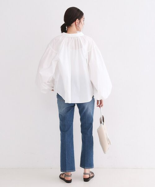 OPAQUE.CLIP / オペーク ドット クリップ シャツ・ブラウス | ボリュームスリーブシャツ【洗濯機OK】 | 詳細2