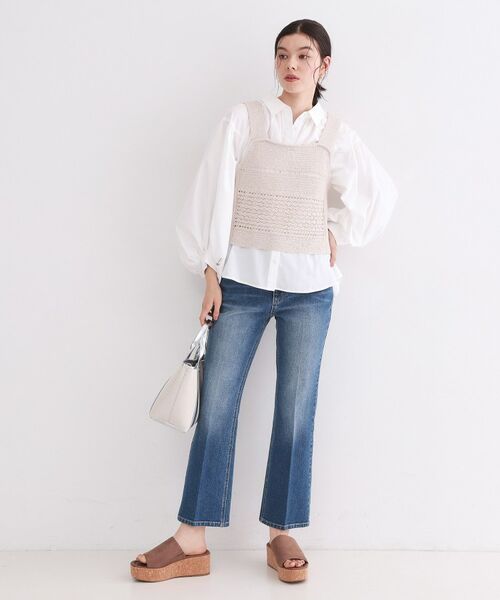 OPAQUE.CLIP / オペーク ドット クリップ シャツ・ブラウス | ボリュームスリーブシャツ【洗濯機OK】 | 詳細3