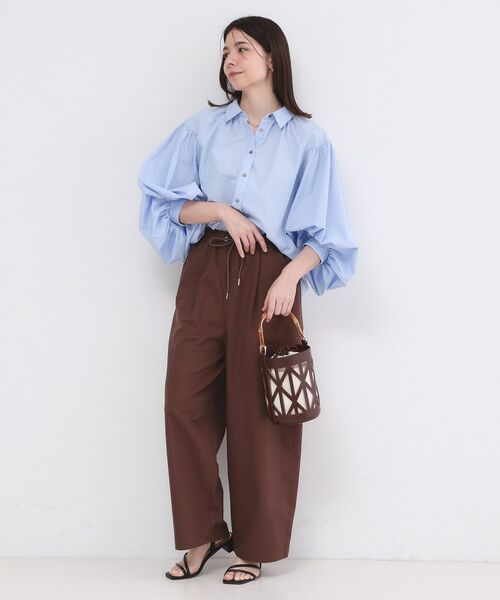 OPAQUE.CLIP / オペーク ドット クリップ シャツ・ブラウス | ボリュームスリーブシャツ【洗濯機OK】 | 詳細7