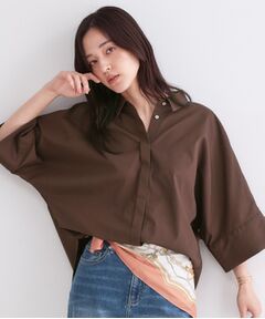 OPAQUE.CLIP / オペーク ドット クリップ シャツ・ブラウス | ハーフスリーブシャツ【洗濯機OK／防シワ加工】