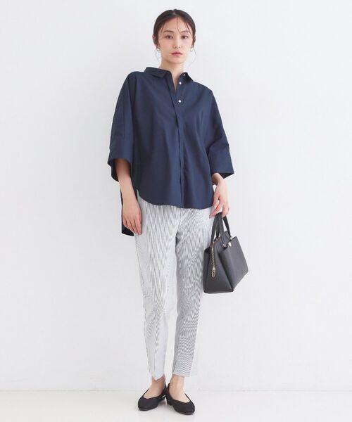 OPAQUE.CLIP / オペーク ドット クリップ シャツ・ブラウス | ハーフスリーブシャツ【洗濯機OK／防シワ加工】 | 詳細14