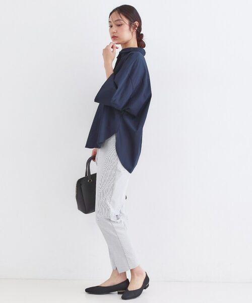 OPAQUE.CLIP / オペーク ドット クリップ シャツ・ブラウス | ハーフスリーブシャツ【洗濯機OK／防シワ加工】 | 詳細15