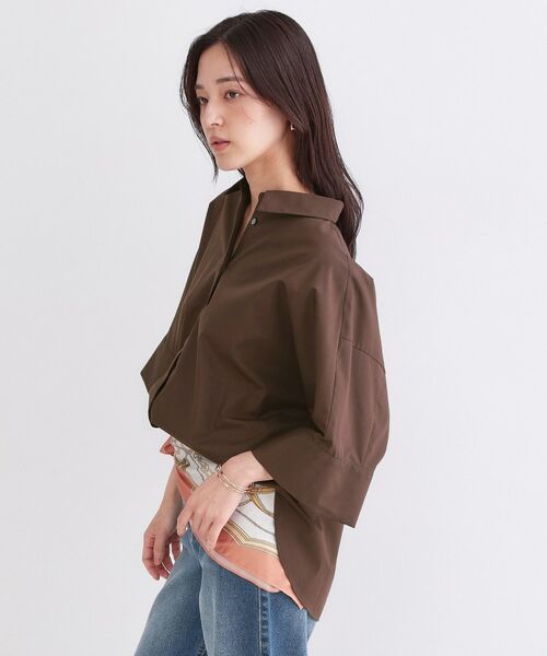 OPAQUE.CLIP / オペーク ドット クリップ シャツ・ブラウス | ハーフスリーブシャツ【洗濯機OK／防シワ加工】 | 詳細17