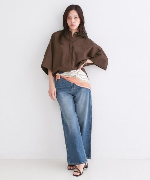 OPAQUE.CLIP / オペーク ドット クリップ シャツ・ブラウス | ハーフスリーブシャツ【洗濯機OK／防シワ加工】 | 詳細18