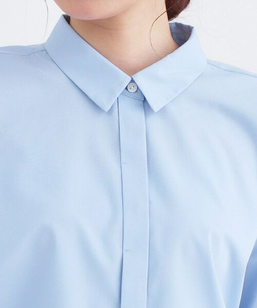 OPAQUE.CLIP / オペーク ドット クリップ シャツ・ブラウス | ハーフスリーブシャツ【洗濯機OK／防シワ加工】 | 詳細24