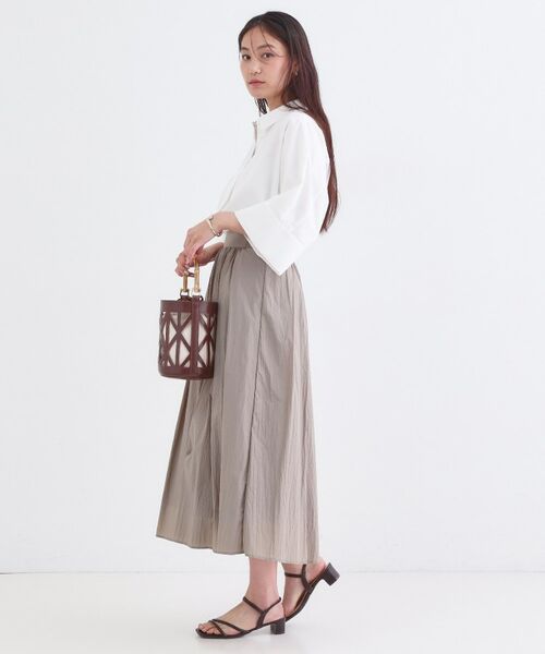 OPAQUE.CLIP / オペーク ドット クリップ シャツ・ブラウス | ハーフスリーブシャツ【洗濯機OK／防シワ加工】 | 詳細3