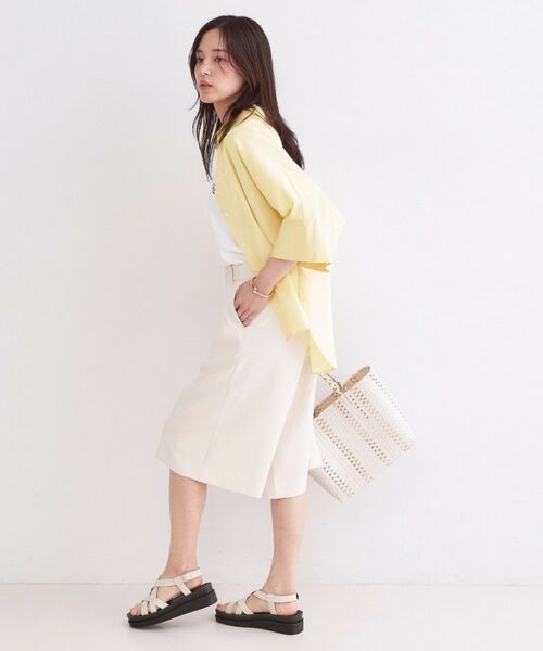 OPAQUE.CLIP / オペーク ドット クリップ シャツ・ブラウス | ハーフスリーブシャツ【洗濯機OK／防シワ加工】 | 詳細7