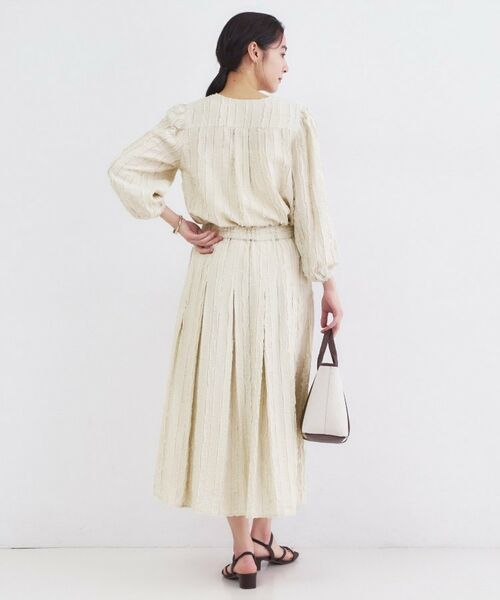 OPAQUE.CLIP / オペーク ドット クリップ シャツ・ブラウス | フリンジジャカードブラウス【洗濯機OK】 | 詳細7