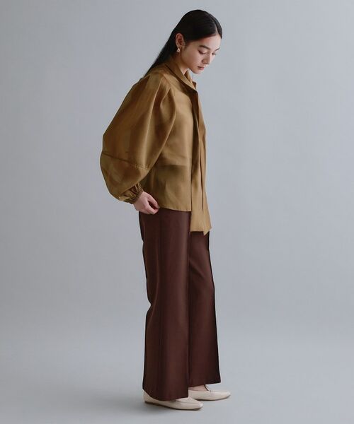 OPAQUE.CLIP / オペーク ドット クリップ シャツ・ブラウス | 【es】オーガンジーボウタイブラウス【洗濯機OK】 | 詳細7