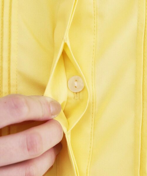 OPAQUE.CLIP / オペーク ドット クリップ シャツ・ブラウス | 裾レース使いピンタックショートシャツ【洗濯機OK】 | 詳細19