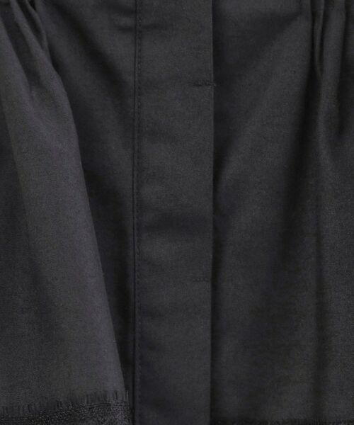 OPAQUE.CLIP / オペーク ドット クリップ シャツ・ブラウス | 裾レース使いピンタックショートシャツ【洗濯機OK】 | 詳細8