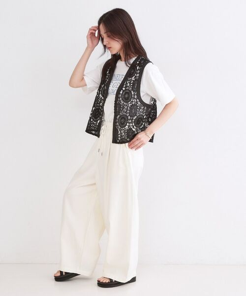 OPAQUE.CLIP / オペーク ドット クリップ ベスト | レースVネックベスト | 詳細7