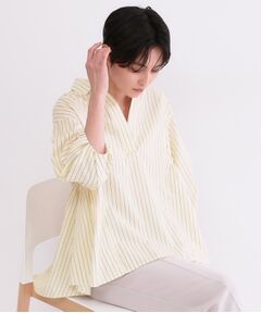 OPAQUE.CLIP / オペーク ドット クリップ シャツ・ブラウス | スキッパーペプラムブラウス【洗濯機OK】