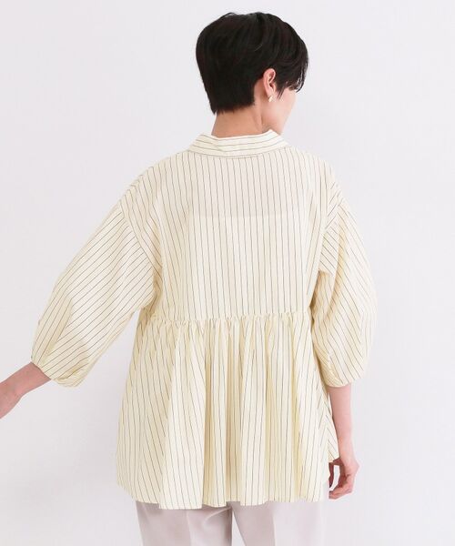 OPAQUE.CLIP / オペーク ドット クリップ シャツ・ブラウス | スキッパーペプラムブラウス【洗濯機OK】 | 詳細23