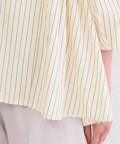 OPAQUE.CLIP / オペーク ドット クリップ シャツ・ブラウス | スキッパーペプラムブラウス【洗濯機OK】 | 詳細26