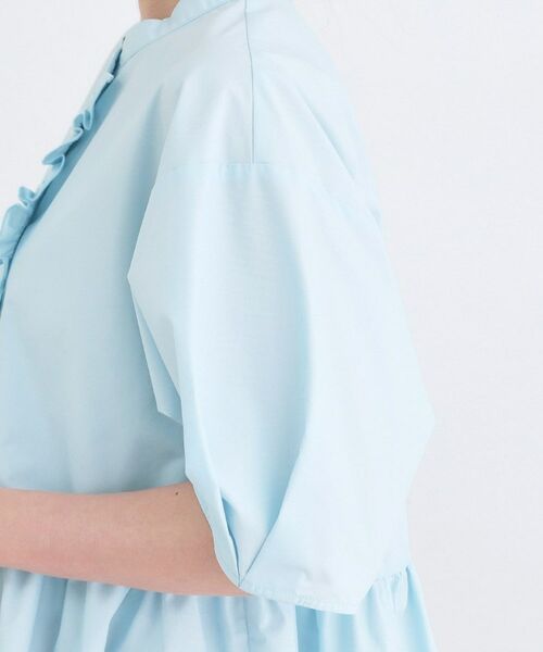 OPAQUE.CLIP / オペーク ドット クリップ シャツ・ブラウス | フリルペプラムシャツブラウス【洗濯機OK】 | 詳細17