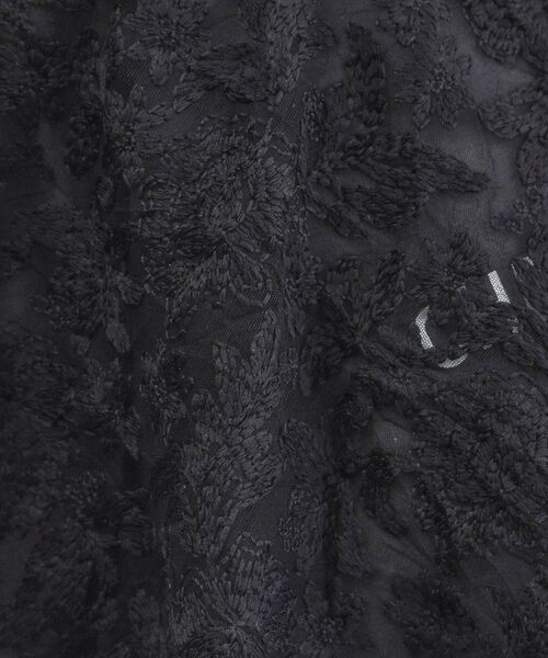 OPAQUE.CLIP / オペーク ドット クリップ マフラー・ショール・スヌード・ストール | 刺繍レースケープ【洗濯機OK】 | 詳細11