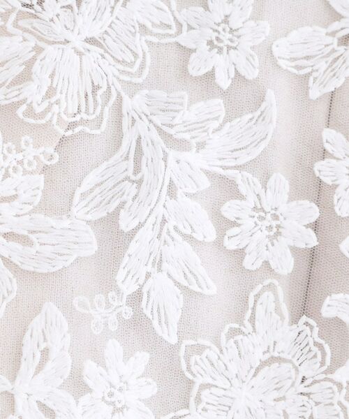 OPAQUE.CLIP / オペーク ドット クリップ マフラー・ショール・スヌード・ストール | 刺繍レースケープ【洗濯機OK】 | 詳細4