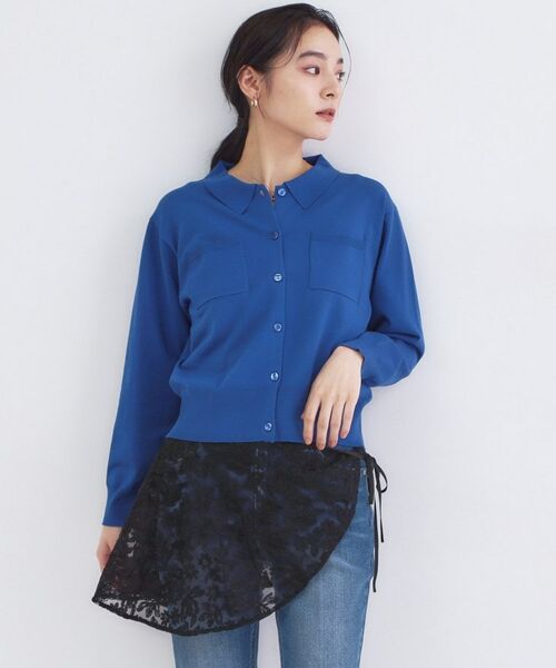 OPAQUE.CLIP / オペーク ドット クリップ マフラー・ショール・スヌード・ストール | 刺繍レースケープ【洗濯機OK】 | 詳細8