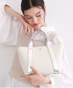 OPAQUE.CLIP / オペーク ドット クリップ トートバッグ | 【2WAY】キャンバス×合皮コンビミドルトート