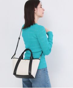 OPAQUE.CLIP / オペーク ドット クリップ トートバッグ | 【2WAY】キャンバス×合皮コンビミドルトート