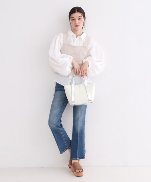 OPAQUE.CLIP / オペーク ドット クリップ トートバッグ | 【2WAY】キャンバス×合皮コンビミドルトート | 詳細2