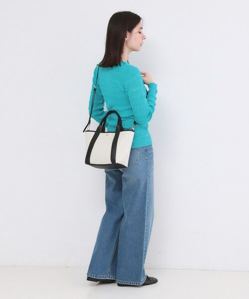 OPAQUE.CLIP / オペーク ドット クリップ トートバッグ | 【2WAY】キャンバス×合皮コンビミドルトート | 詳細4