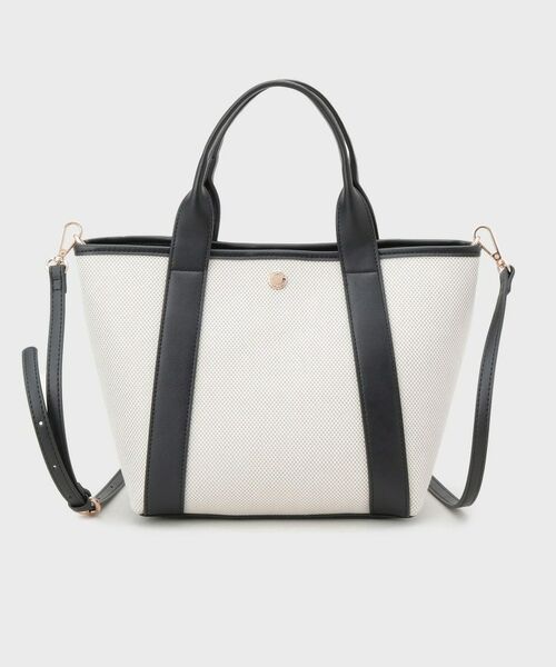 OPAQUE.CLIP / オペーク ドット クリップ トートバッグ | 【2WAY】キャンバス×合皮コンビミドルトート | 詳細8