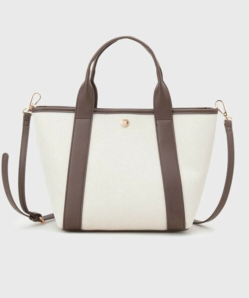 OPAQUE.CLIP / オペーク ドット クリップ トートバッグ | 【2WAY】キャンバス×合皮コンビミドルトート | 詳細9