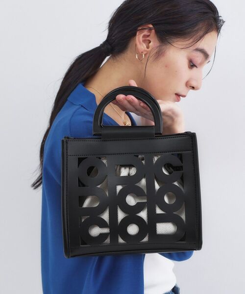 OPAQUE.CLIP / オペーク ドット クリップ トートバッグ | 2WAYパンチングショルダートート（ブラック(019)）