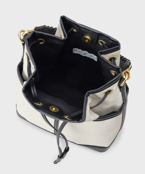 OPAQUE.CLIP / オペーク ドット クリップ ショルダーバッグ | 2WAY素材アソート巾着ショルダーバッグ | 詳細15