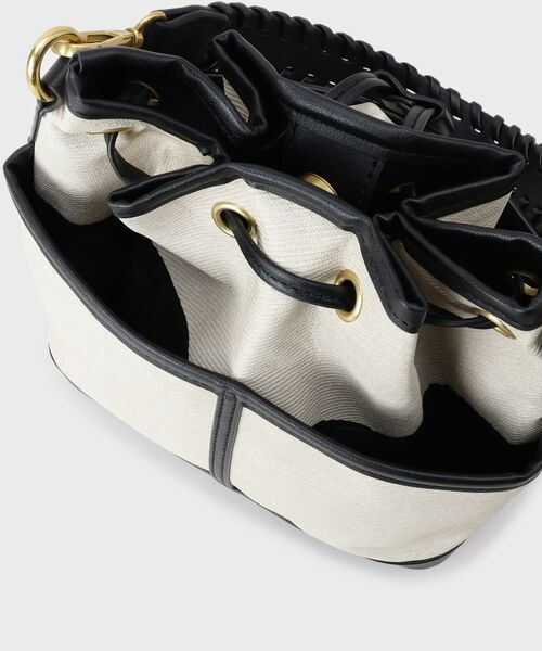 OPAQUE.CLIP / オペーク ドット クリップ ショルダーバッグ | 2WAY素材アソート巾着ショルダーバッグ | 詳細18