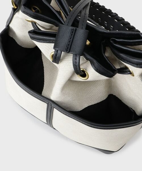 OPAQUE.CLIP / オペーク ドット クリップ ショルダーバッグ | 2WAY素材アソート巾着ショルダーバッグ | 詳細19