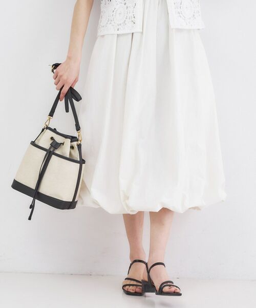 OPAQUE.CLIP / オペーク ドット クリップ ショルダーバッグ | 2WAY素材アソート巾着ショルダーバッグ | 詳細3