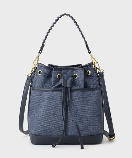 OPAQUE.CLIP / オペーク ドット クリップ ショルダーバッグ | 2WAY素材アソート巾着ショルダーバッグ | 詳細7