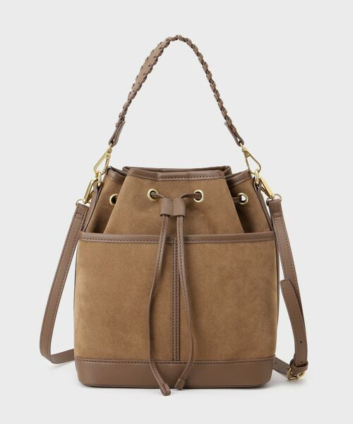 OPAQUE.CLIP / オペーク ドット クリップ ショルダーバッグ | 2WAY素材アソート巾着ショルダーバッグ | 詳細8