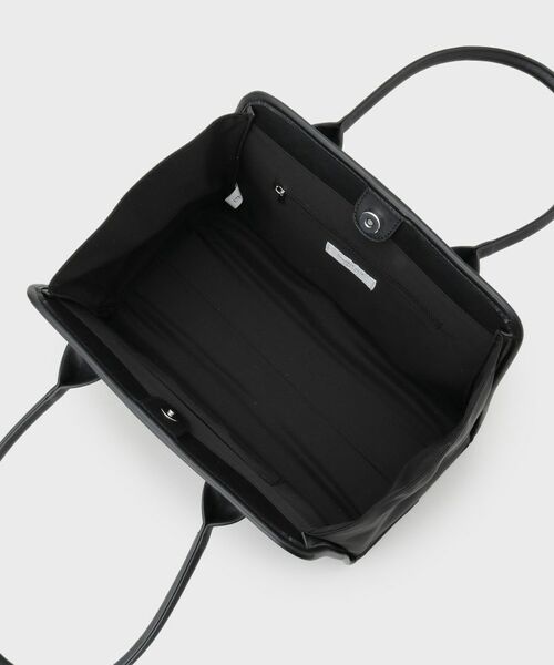 OPAQUE.CLIP / オペーク ドット クリップ トートバッグ | 合皮パイピングワイドトート | 詳細11