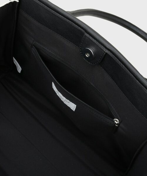 OPAQUE.CLIP / オペーク ドット クリップ トートバッグ | 合皮パイピングワイドトート | 詳細13