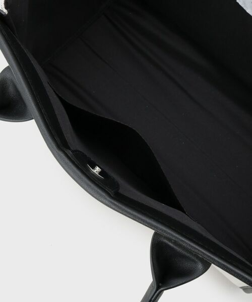 OPAQUE.CLIP / オペーク ドット クリップ トートバッグ | 合皮パイピングワイドトート | 詳細14