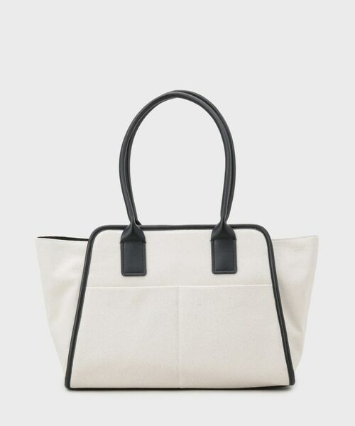 OPAQUE.CLIP / オペーク ドット クリップ トートバッグ | 合皮パイピングワイドトート | 詳細8