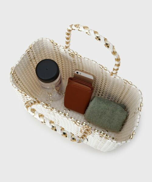 OPAQUE.CLIP / オペーク ドット クリップ トートバッグ | バイカラーミドルメルカドバッグ | 詳細12