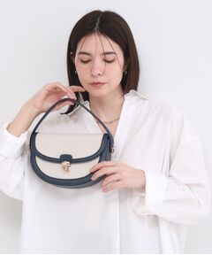 OPAQUE.CLIP / オペーク ドット クリップ ショルダーバッグ | 【2WAY】キャンバス×合皮コンビフロントデザインバッグ