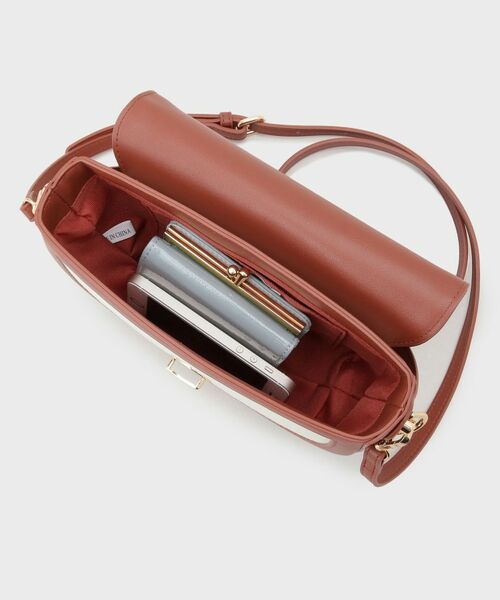 OPAQUE.CLIP / オペーク ドット クリップ ショルダーバッグ | 【2WAY】キャンバス×合皮コンビフロントデザインバッグ | 詳細12